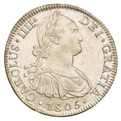 【古金鑒寶】回收18世紀西班牙人像雙柱銀幣