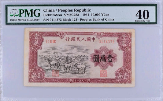 壹万圆牧马图