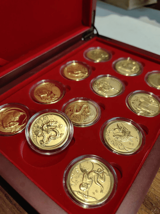 【古金鑒寶回收案例】完整十二生肖紀念金幣套裝變現記：專業鑑定與高價回收指南
