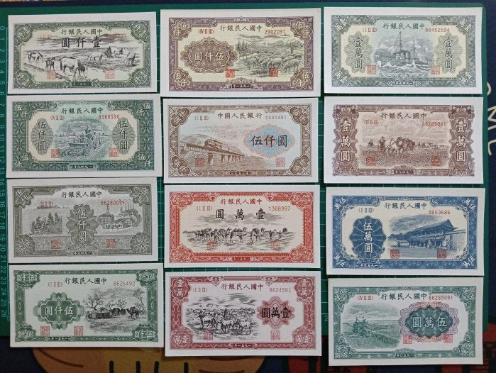 First Series Renminbi: Denominations, Designs and Paper Evidence